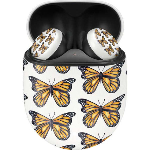 Cat Coq Monarch Butterflies Google Pixel Buds Skin
